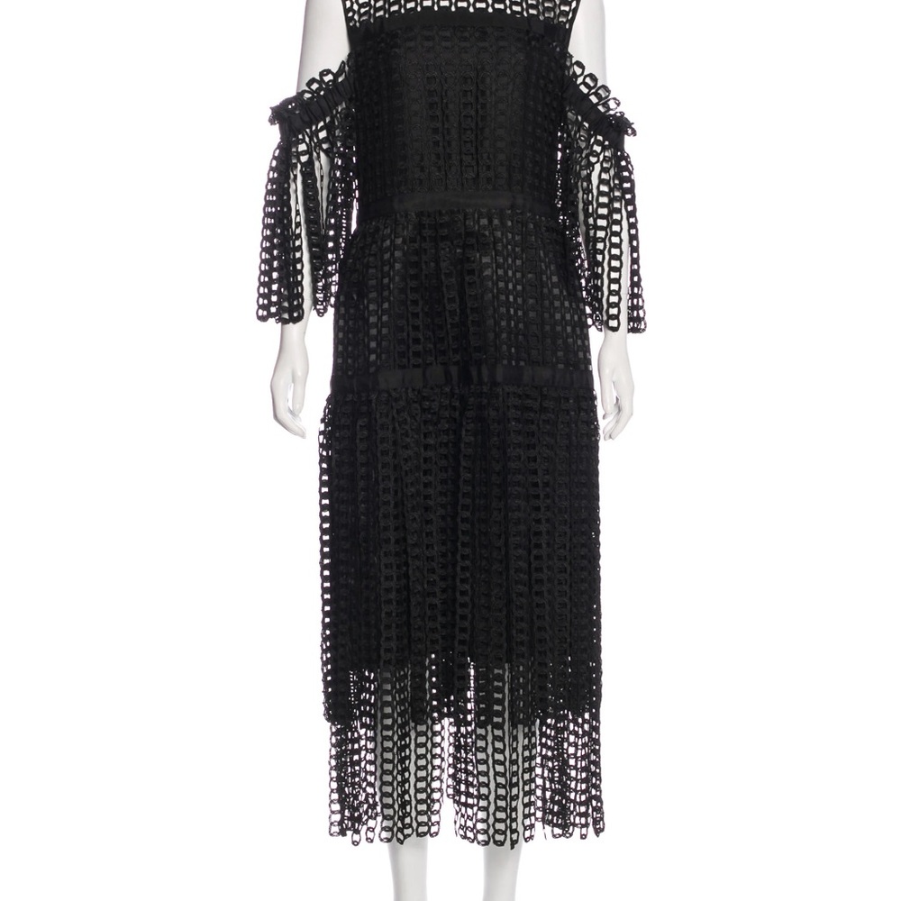 Elegant Black Lace Dress